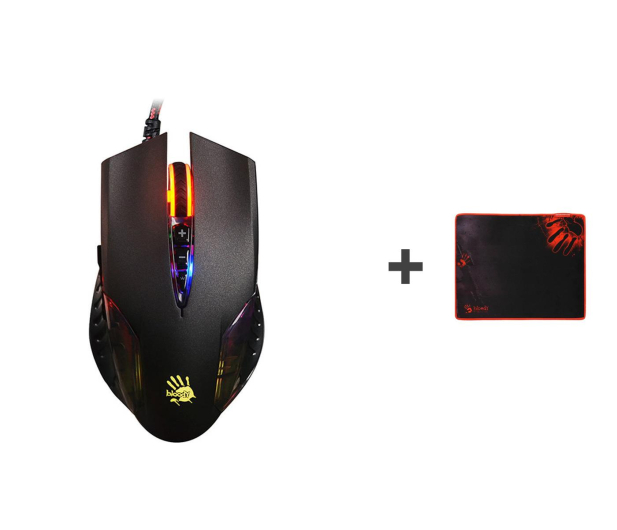 A4 TECH Zestaw podkładka+ mysz BLOODY USB Q5081S - 410684 - zdjęcie
